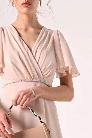 Robe portefeuille - Nude