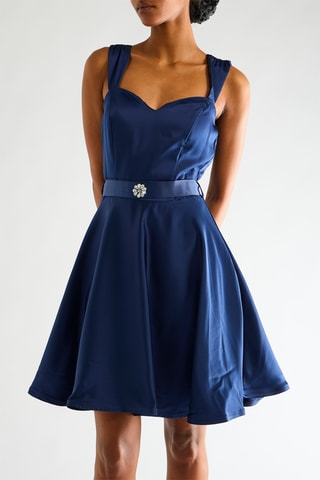 Robe patineuse - Bleu marine