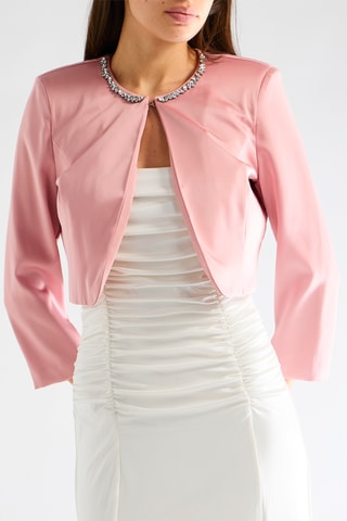 Veste cropped - Rose