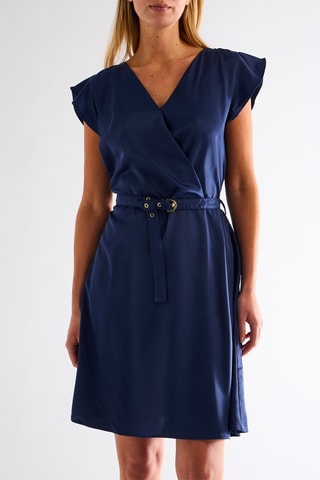 Robe patineuse - Bleu marine