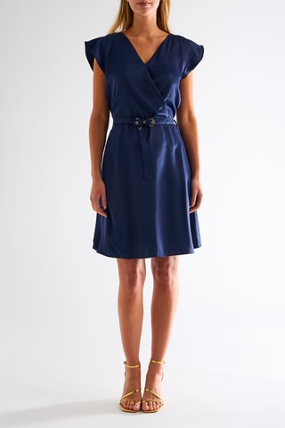 Robe patineuse - Bleu marine