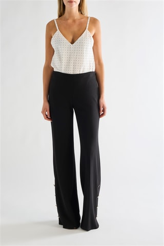 Pantalon wide legs - Noir