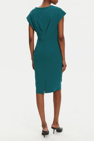 Robe fourreau - Vert canard