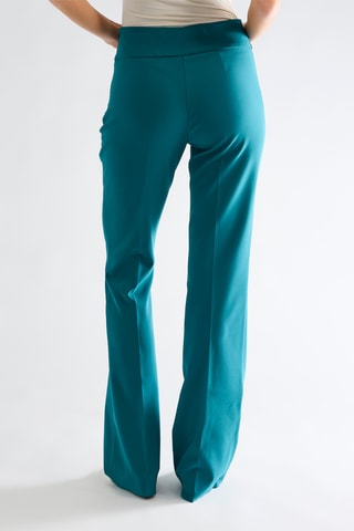 Pantalon taille haute - Vert émeraude