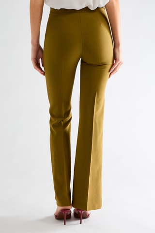 Pantalon taille haute - Kaki