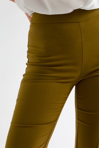 Pantalon taille haute - Kaki