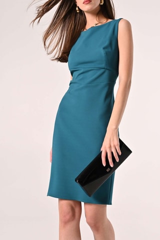 Robe fourreau - Vert