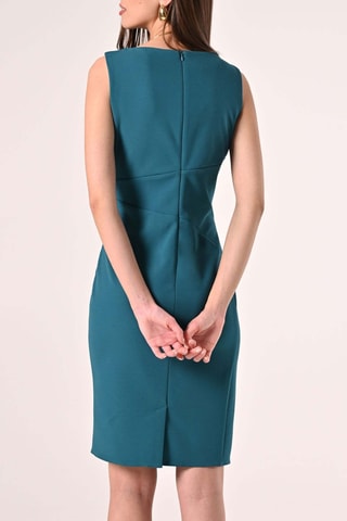 Robe fourreau - Vert