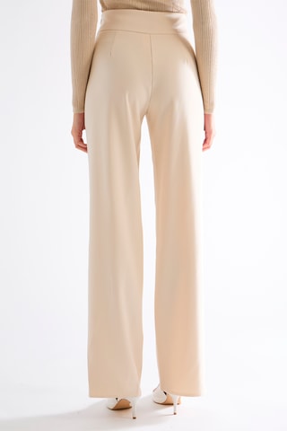 Pantalon taille haute - Beige