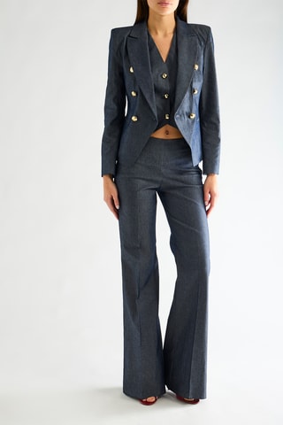 Veste en jean - Bleu marine