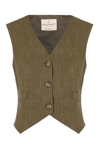 Gilet de costume - Kaki