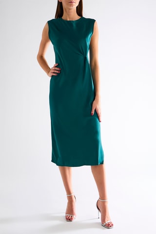 Robe midi - Vert foncé