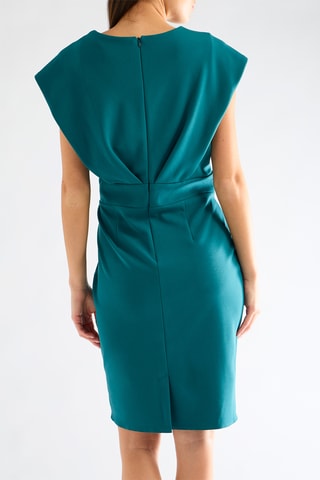 Robe fourreau - Vert foncé