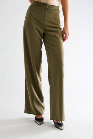 Pantalon taille haute - Kaki