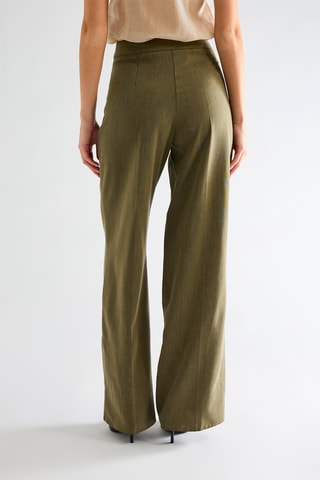 Pantalon taille haute - Kaki