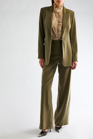 Pantalon taille haute - Kaki