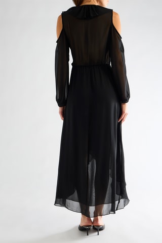 Robe portefeuille - Noir