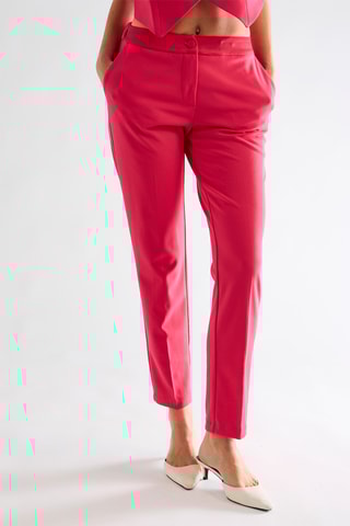 Pantalon taille haute - Fuchsia