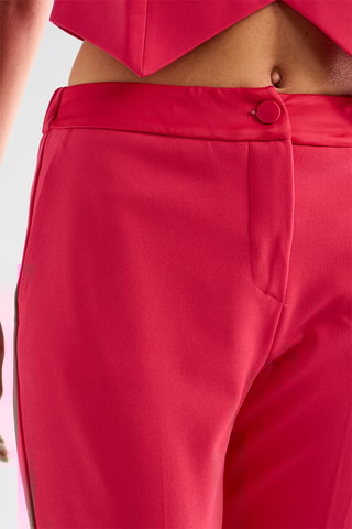 Pantalon taille haute - Fuchsia