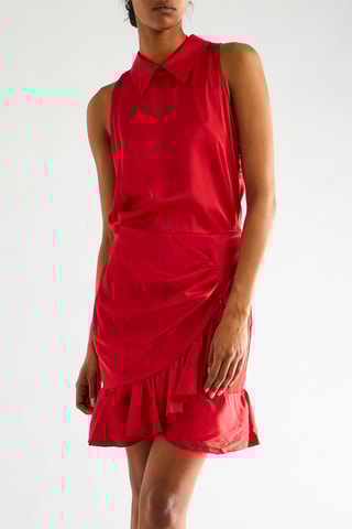 Robe droite - Rouge
