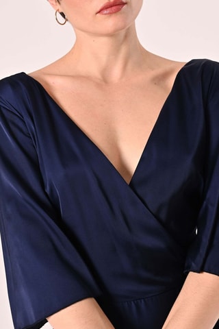 Robe longue - Bleu marine