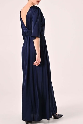 Robe longue - Bleu marine
