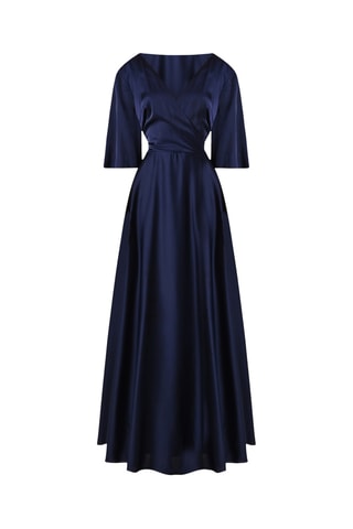 Robe longue - Bleu marine