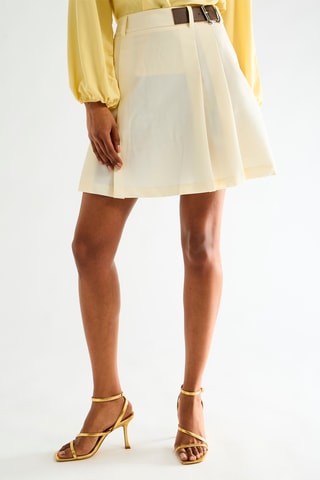 Jupe plissée - Blanc