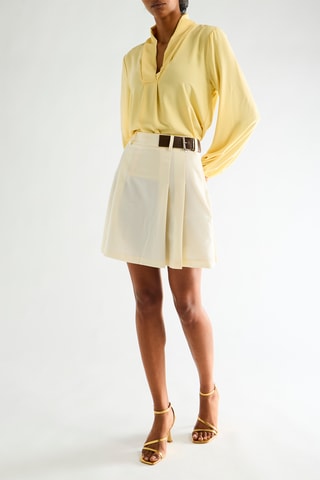 Jupe plissée - Blanc