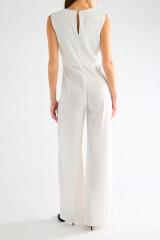 Combinaison trompe-l'œil - Blanc