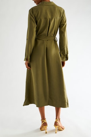Robe chemise - Kaki