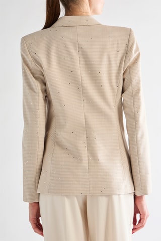 Pantalon taille haute - Beige