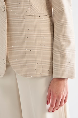 Pantalon taille haute - Beige