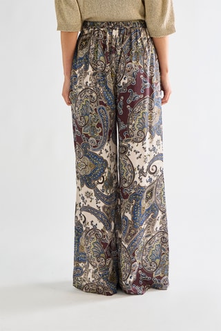 Pantalon - Marron et bleu foncé