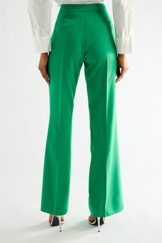 Pantalon taille haute - Vert