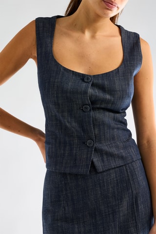 Gilet de costume - Bleu marine