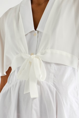 Boléro noué - Blanc