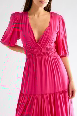 Robe patineuse - Fuchsia