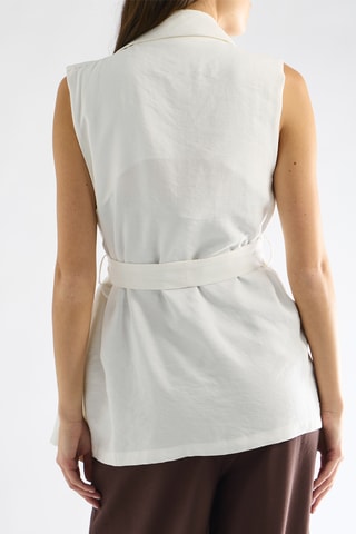 Veste sans manches - Blanc