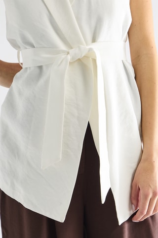 Veste sans manches - Blanc