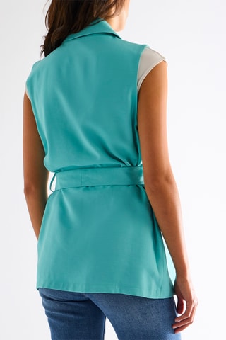 Veste sans manches - Turquoise