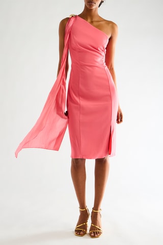 Robe asymétrique - Rose