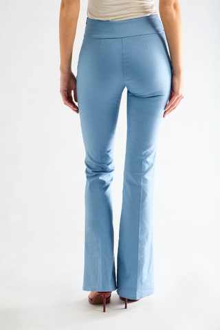 Pantalon taille haute - Ciel