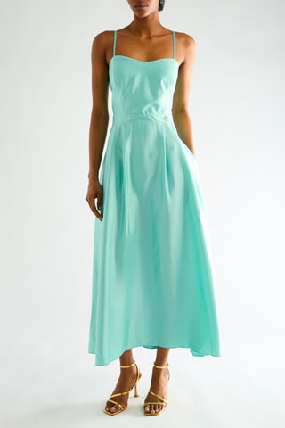 Robe midi - Vert d’eau