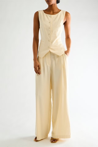 Gilet de costume - Ivoire