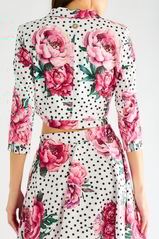 Veste - Fuchsia et blanc