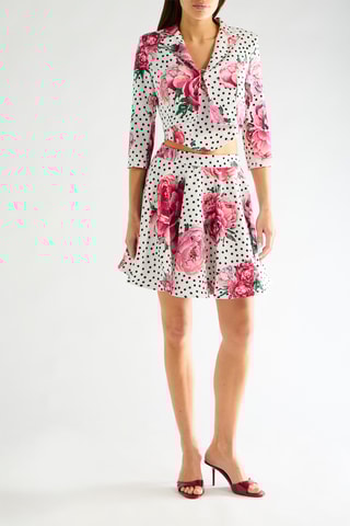 Veste - Fuchsia et blanc