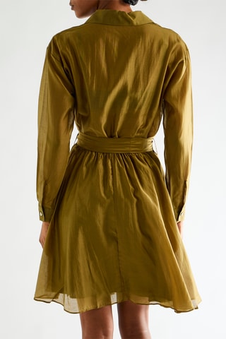 Robe chemise - Vert olive