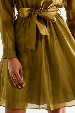 Robe chemise - Vert olive