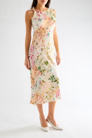 Robe midi - Multicolore